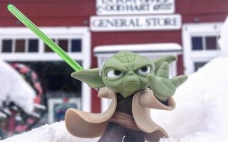 Snow Yoda